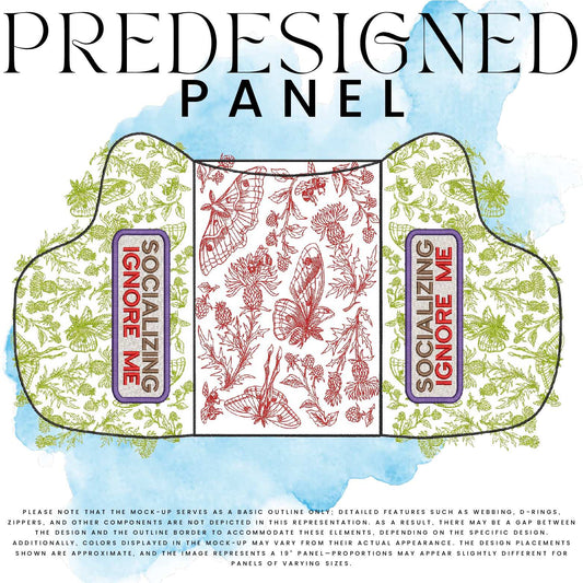 SOCIALIZING IGNORE ME-MOTH-STANDARD PANEL