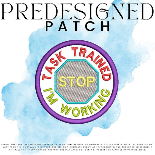 TASK TRAINED I’M WORKING-STOP SIGN (filled in)