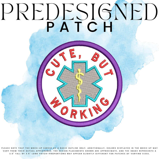 CUTE, BUT WORKING-MEDICAL SYMBOL (filled in)