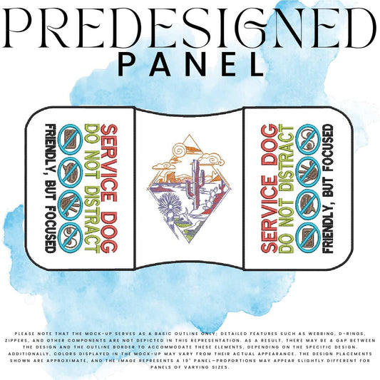 DESERT SCENE DIAMOND-SD DO NOT DISTRACT-STANDARD PANEL