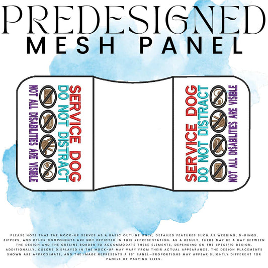 SD DO NOT DISTRACT SYMBOLS NADAV-MESH PANEL