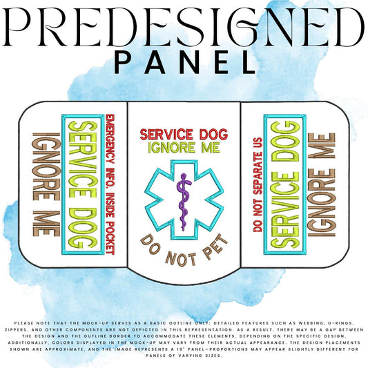 SD IGNORE ME-IGNORE ME #1 (appliqué)-MEDICAL SYMBOL-STANDARD PANEL