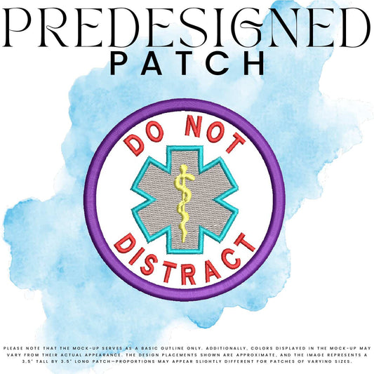 DO NOT DISTRACT-MEDICAL SYMBOL (filled in)