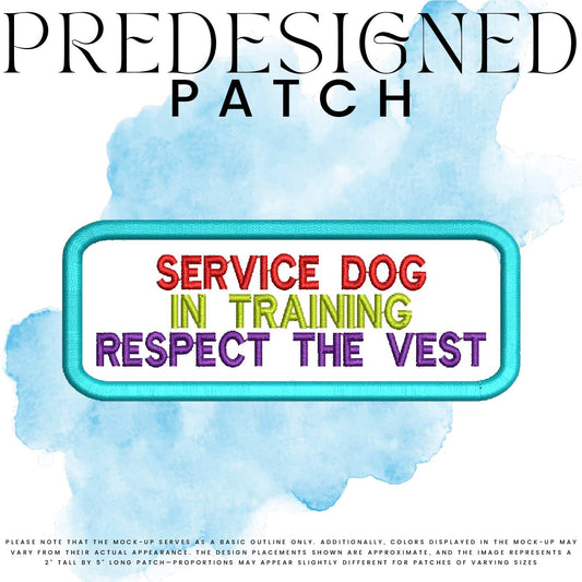 SD IN TRAINING RESPECT THE VEST