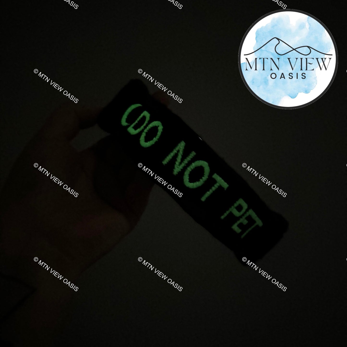 1.5” GLOW EMBROIDERED COLLAR