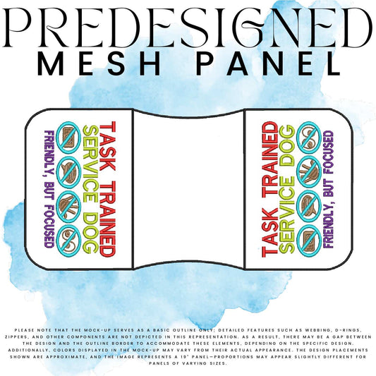 TASK TRAINED SD SYMBOLS FRIENDLY BUT FOCUSED-MESH PANEL