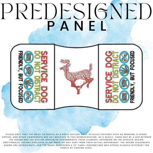 BRANCHING DEER-SD DO NOT DISTRACT-STANDARD PANEL