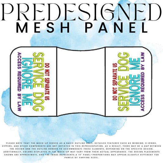 DO NOT SEPARATE US SD IGNORE ME ACCESS REQUIRED BY LAW-MESH PANEL