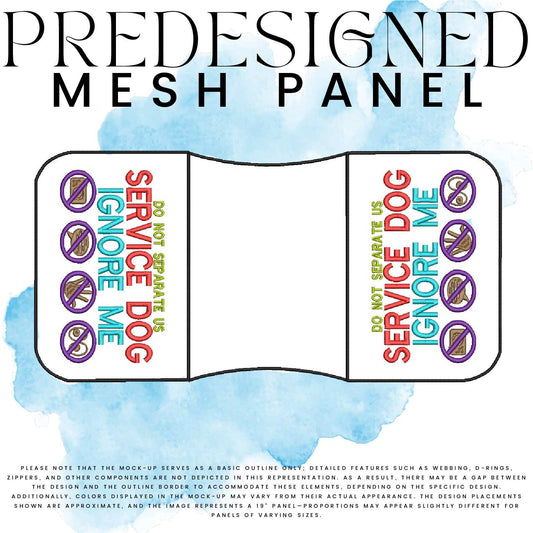 DO NOT SEPARATE US SD IGNORE ME SYMBOLS-MESH PANEL