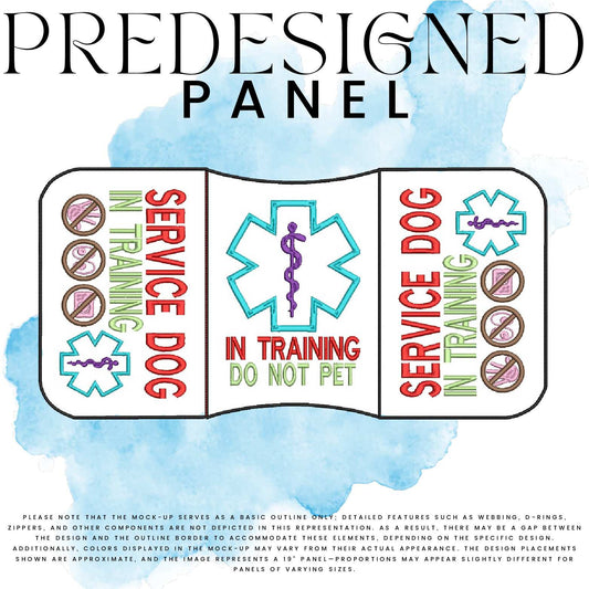 IN TRAINING DO NOT PET-IGNORE ME (outline)-MEDICAL SYMBOL-STANDARD PANEL