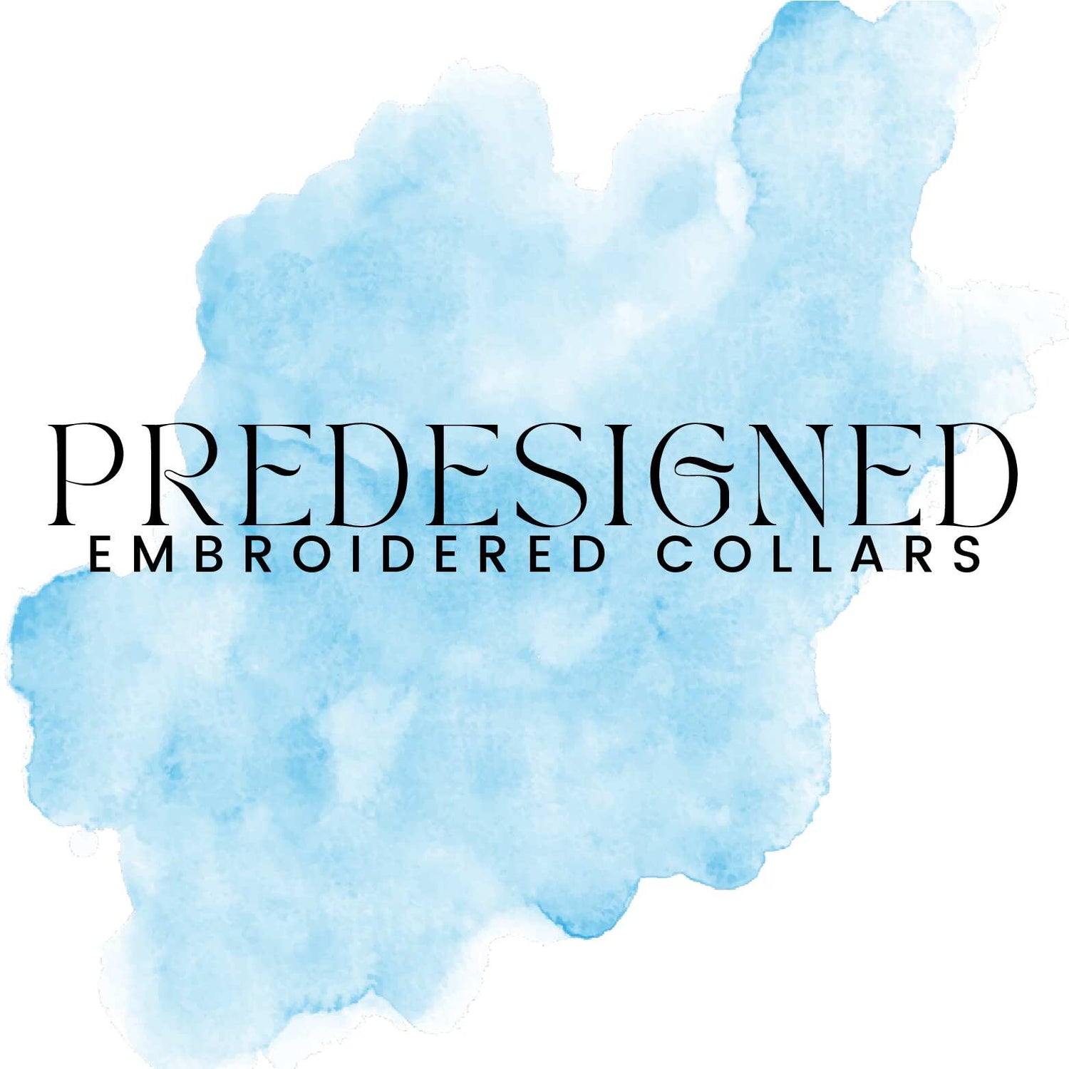 Predesigned Embroidered Collars
