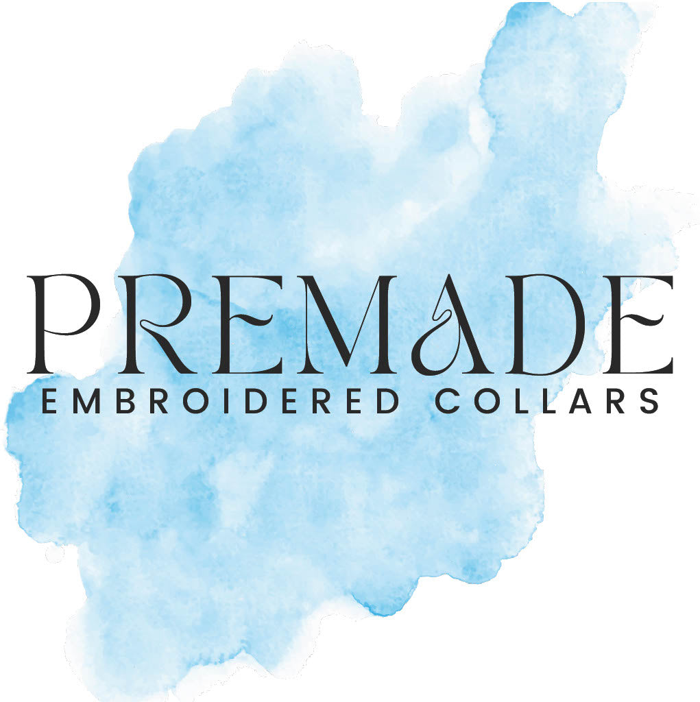 Premade Embroidered Collars