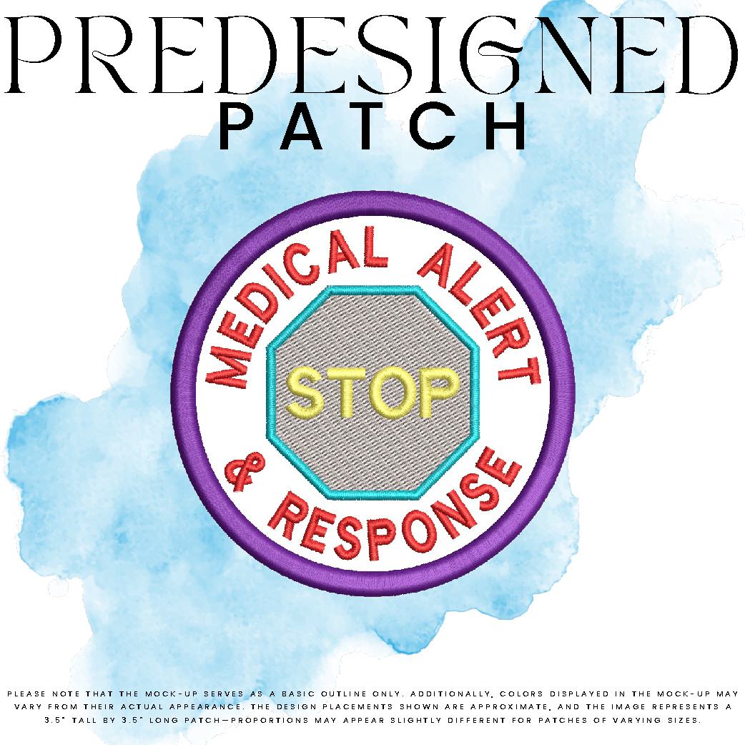 MEDICAL ALERT AND RESPONSE-STOP SIGN (filled in)