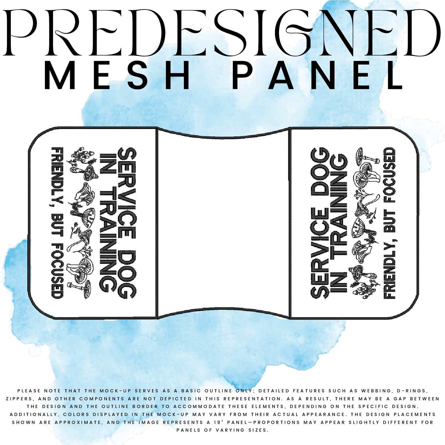 SD IN TRAINING FRIENDLY BUT FOCUSED-MUSHROOMS-MESH PANEL