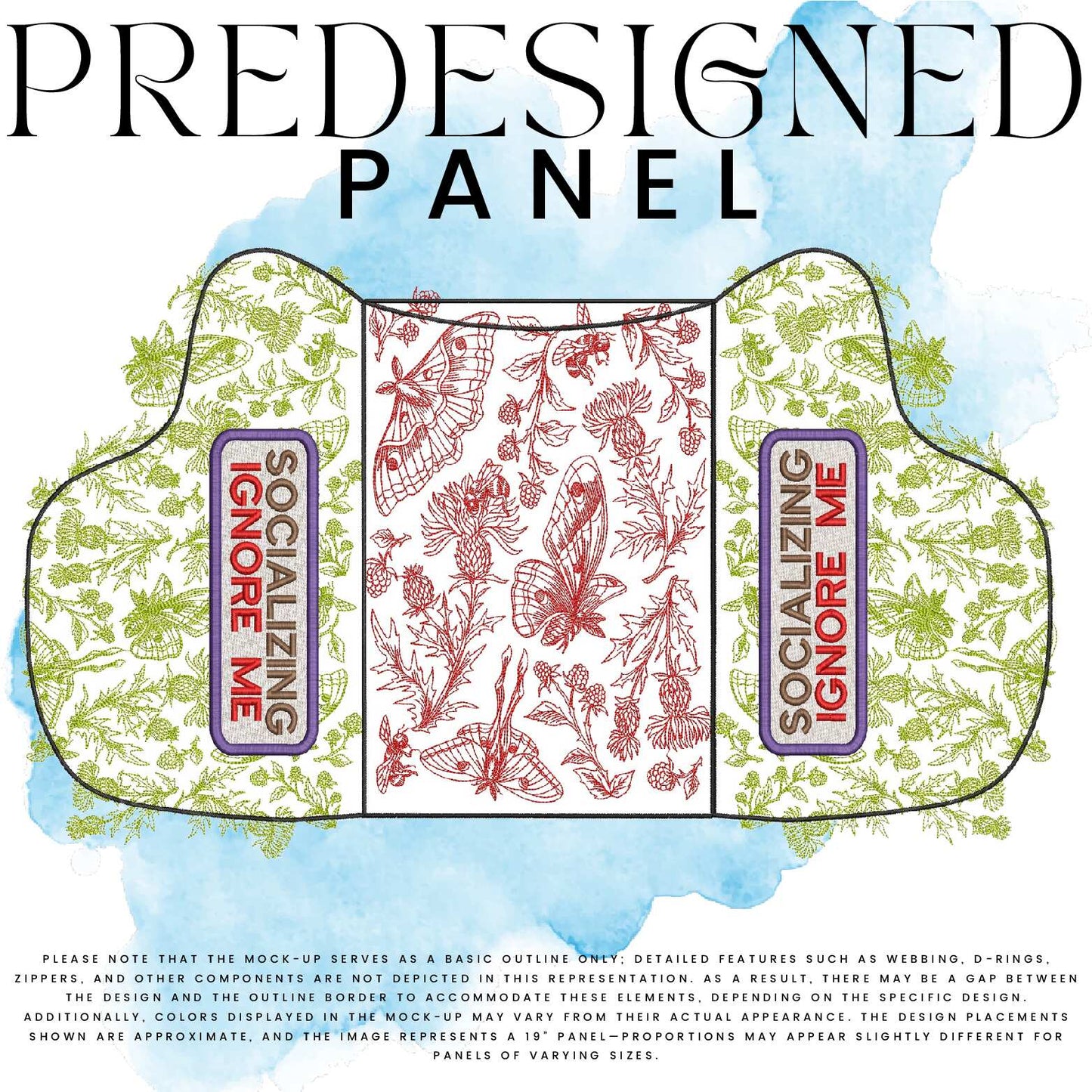 SOCIALIZING IGNORE ME-MOTH-STANDARD PANEL