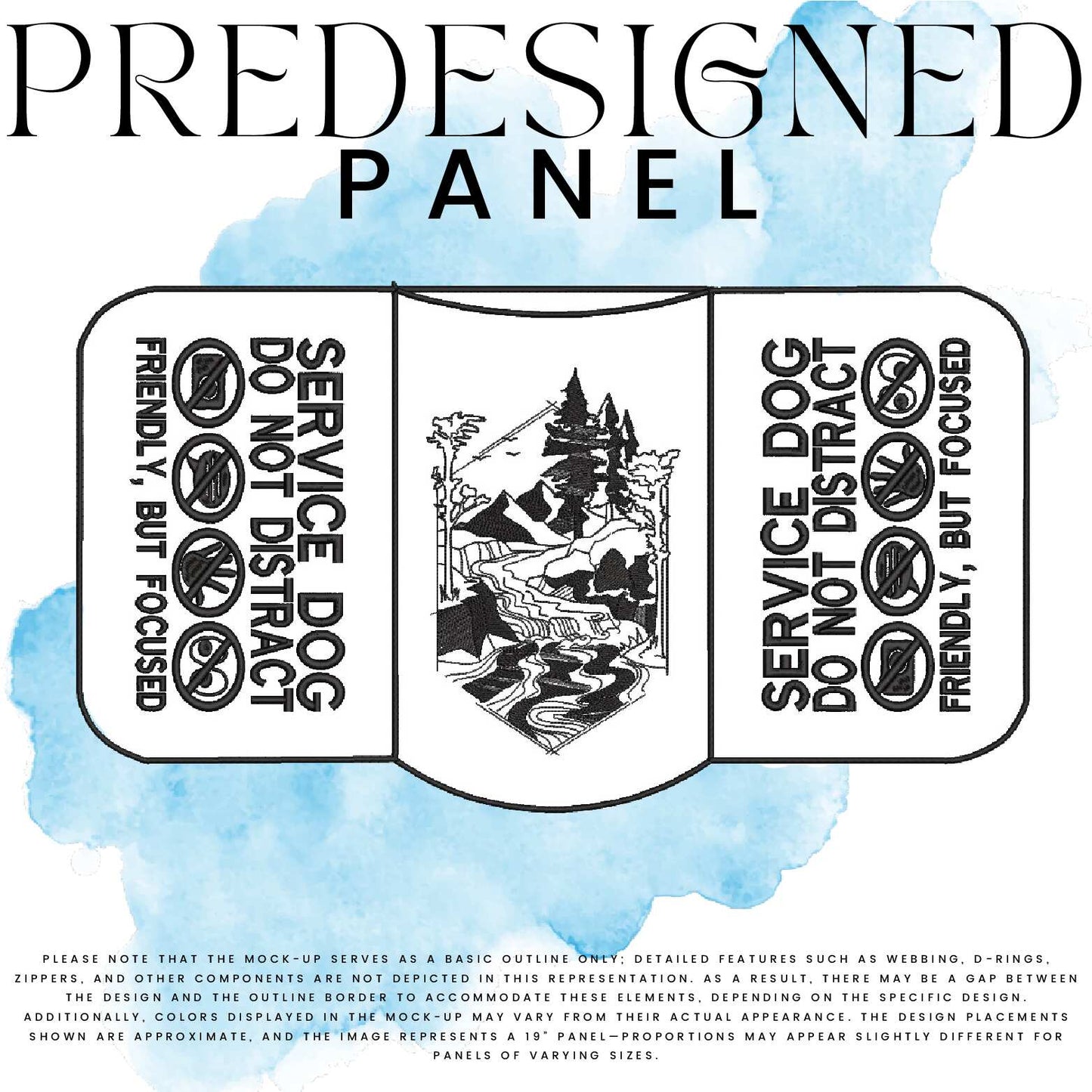 NATURALIS WILD STREAM-SD DO NOT DISTRACT-STANDARD PANEL