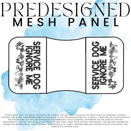 SD IGNORE ME-MUSHROOMS-MESH PANEL