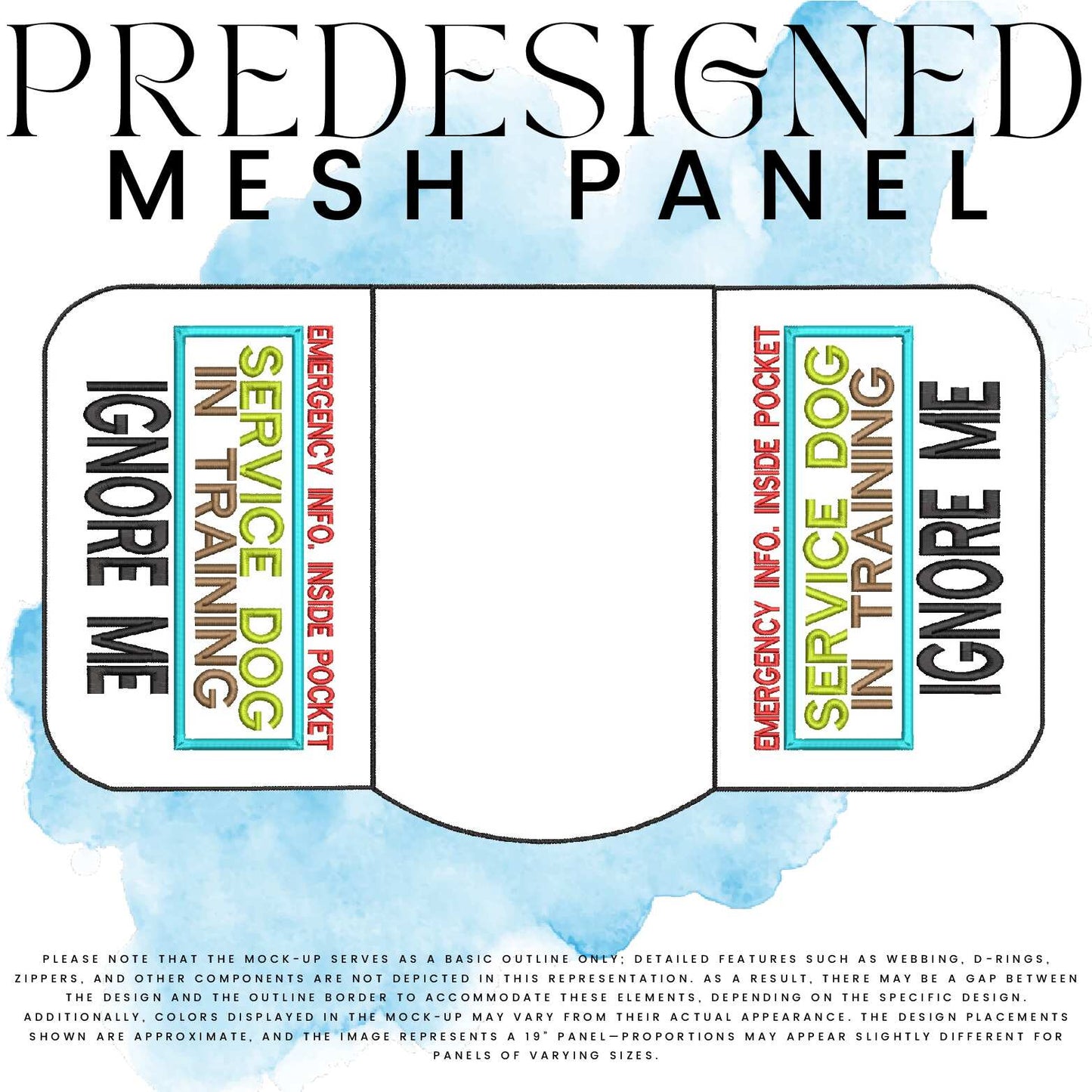 SD IN TRAINING-IGNORE ME #2 (appliqué)-MESH PANEL