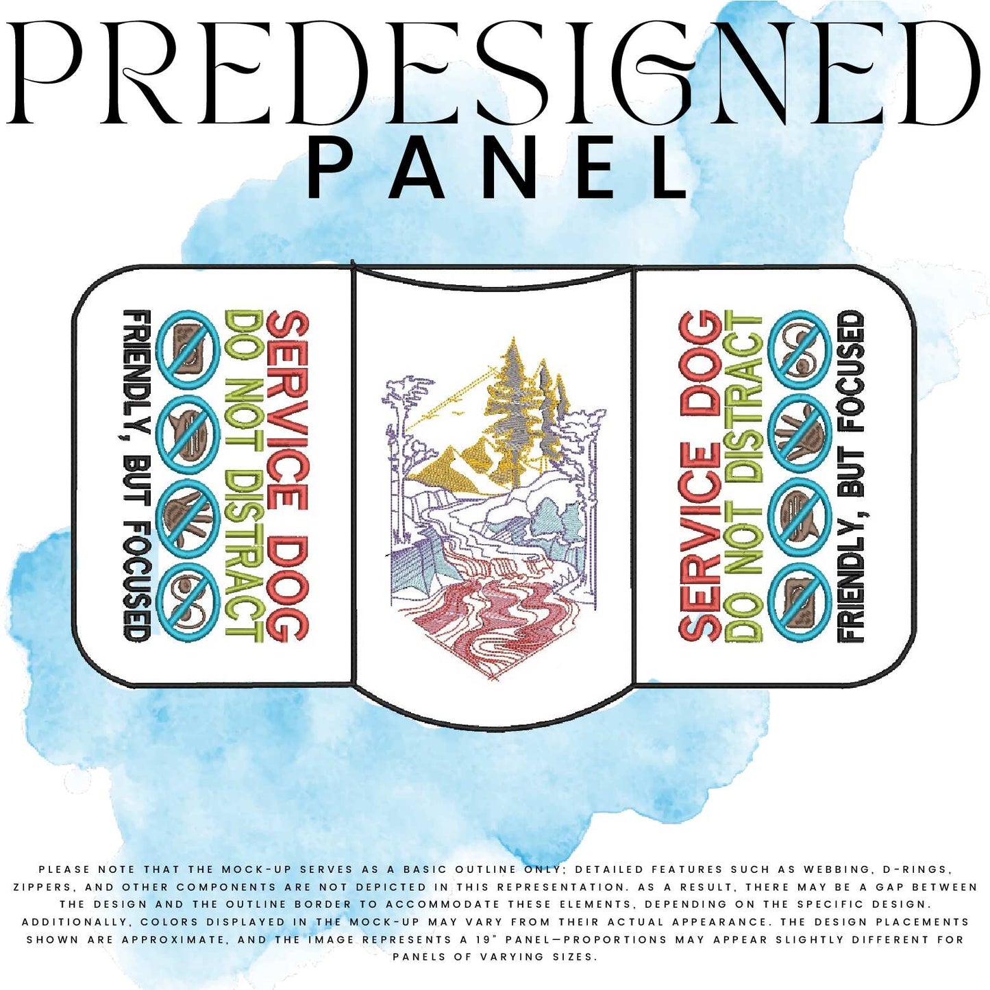 NATURALIS WILD STREAM-SD DO NOT DISTRACT-STANDARD PANEL