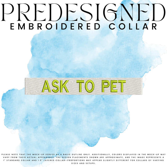 ASK TO PET