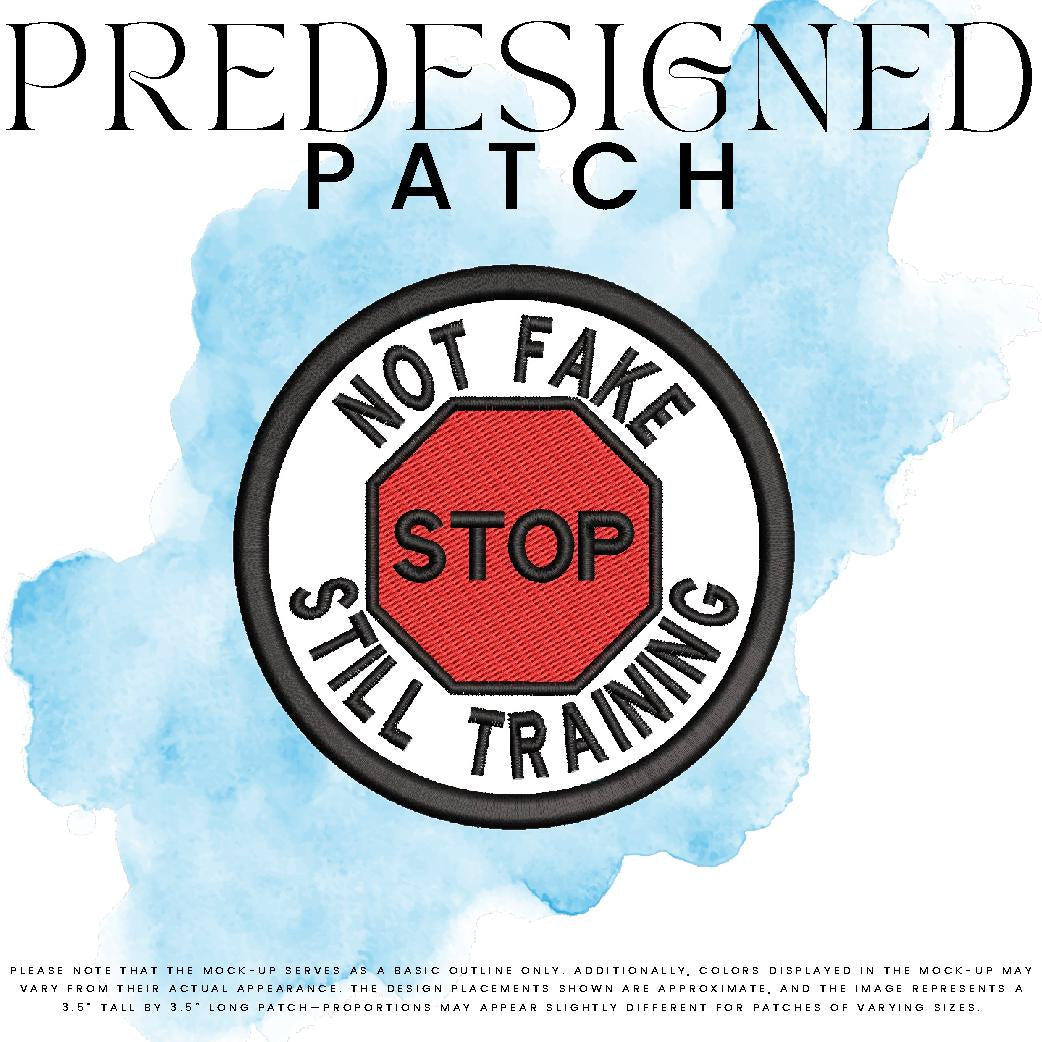 NOT FAKE STILL TRAINING-STOP SIGN (filled in)