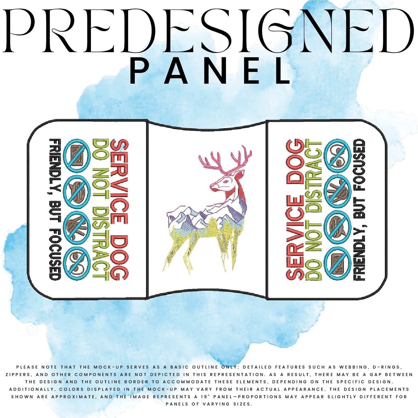 NATURALIS WILD DEER-SD DO NOT DISTRACT-STANDARD PANEL