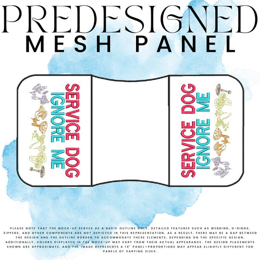 SD IGNORE ME-MUSHROOMS-MESH PANEL