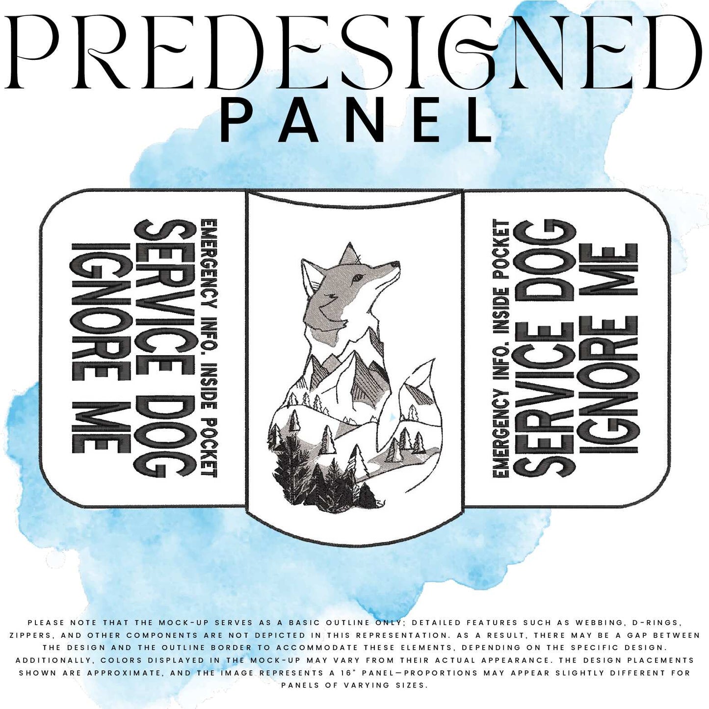 NATURE FOX-SD IGNORE ME #2-STANDARD PANEL