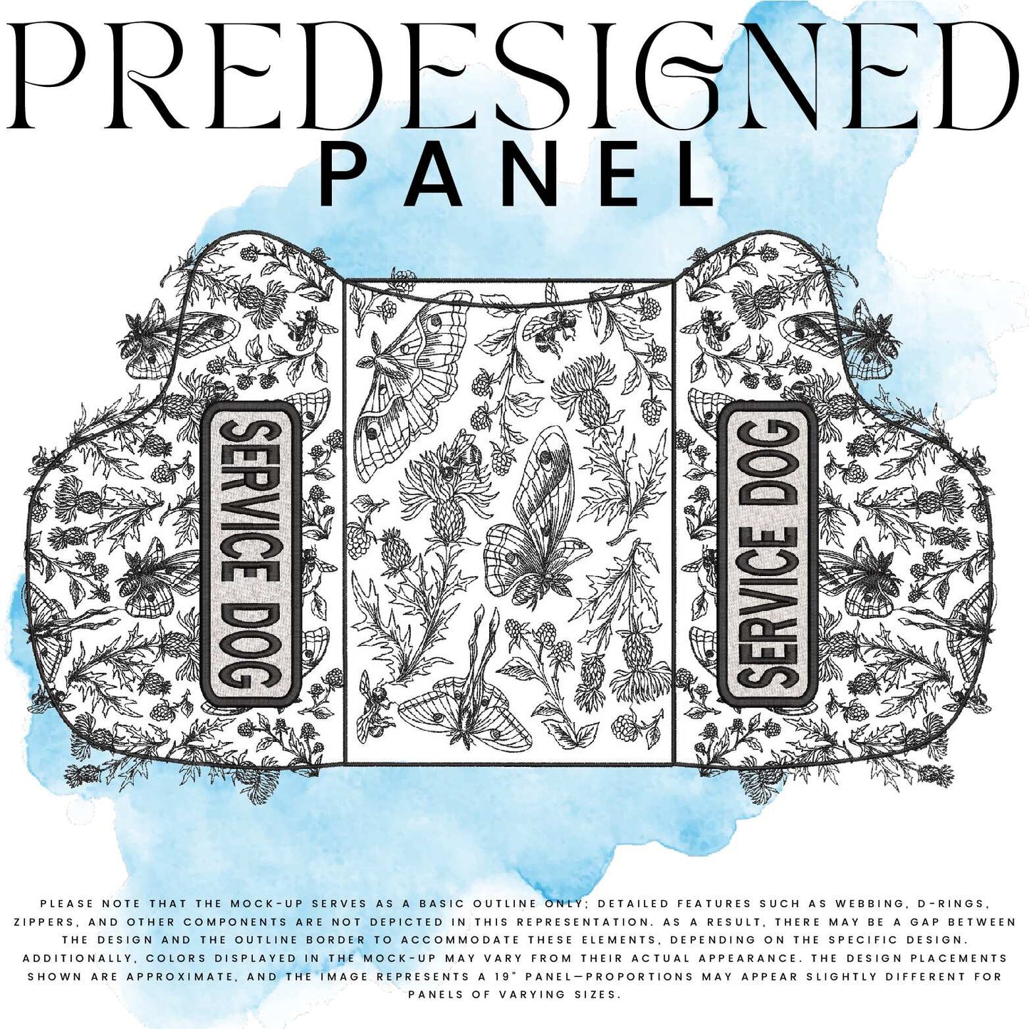 SERVICE DOG-MOTH-STANDARD PANEL