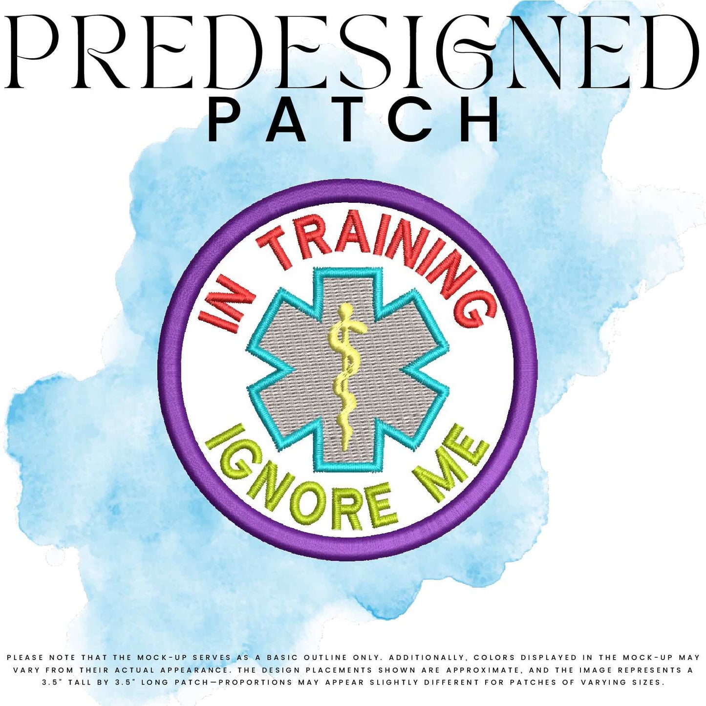 IN TRAINING IGNORE ME-MEDICAL SYMBOL (filled in)