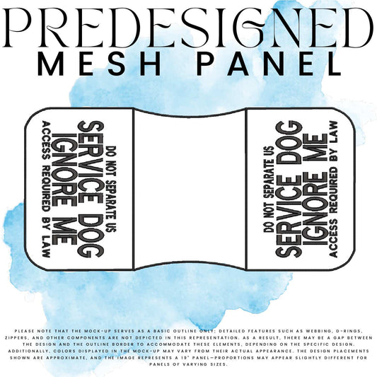 DO NOT SEPARATE US SD IGNORE ME ACCESS REQUIRED BY LAW-MESH PANEL