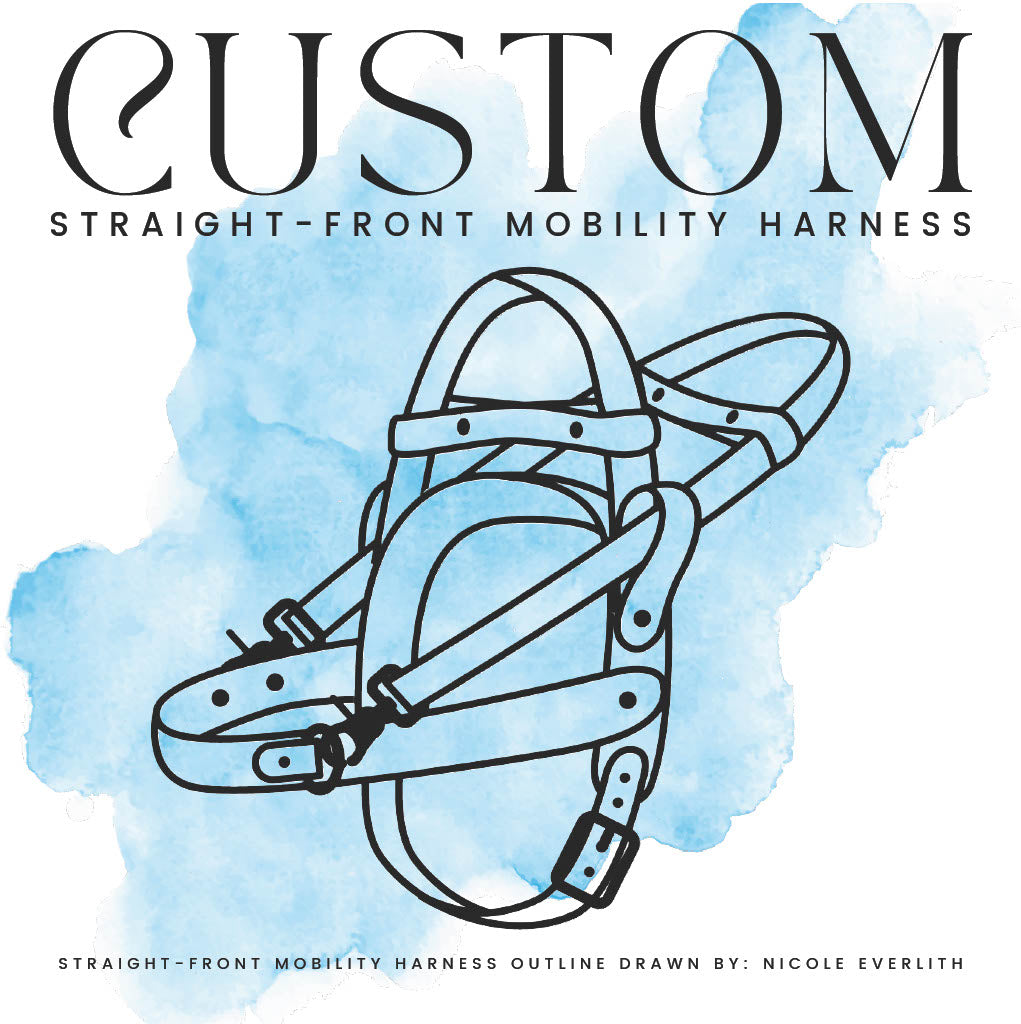 CUSTOM STRAIGHT FRONT-MOBILITY HARNESS (coming soon!)