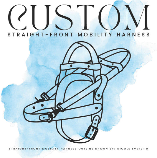 CUSTOM STRAIGHT FRONT-MOBILITY HARNESS (coming soon!)