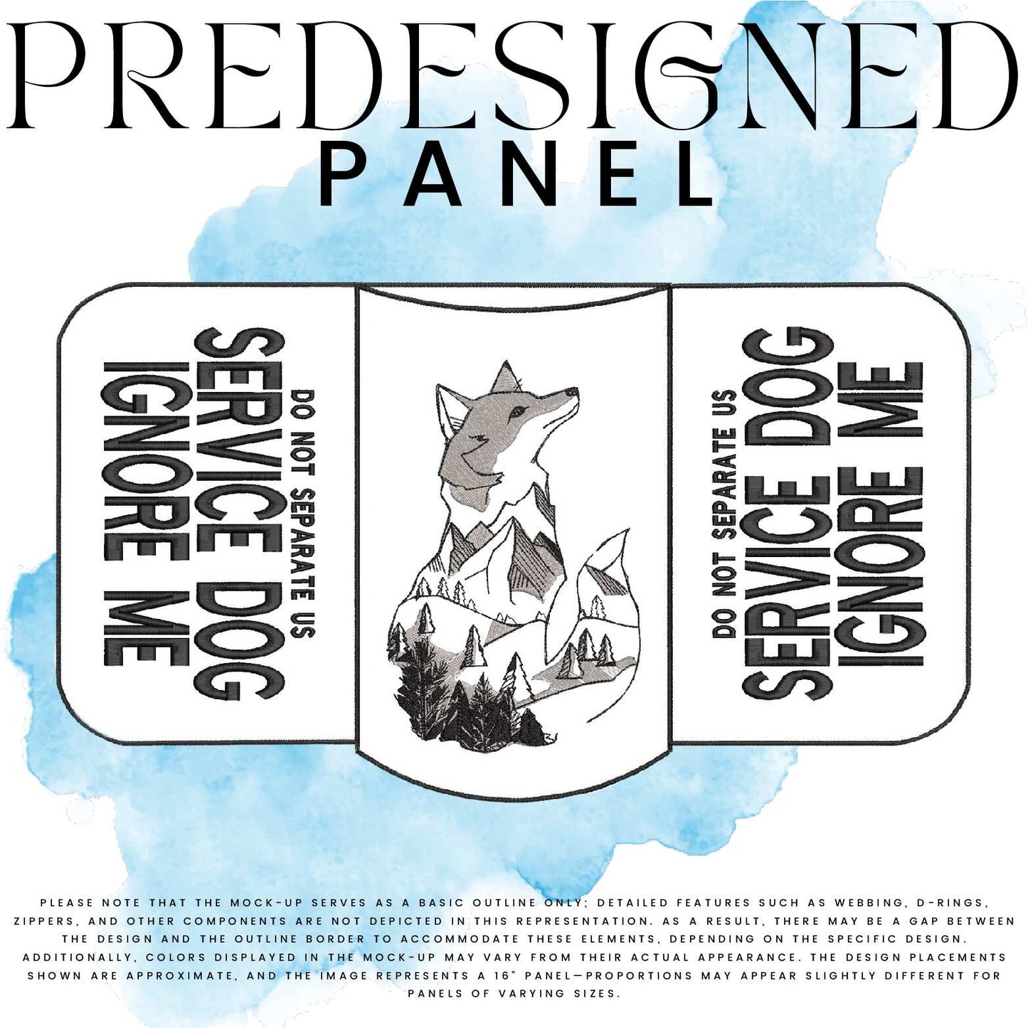 NATURE FOX-SD IGNORE ME #3-STANDARD PANEL