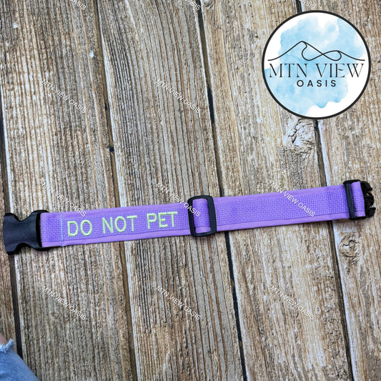 1.5” EMBROIDERED COLLAR