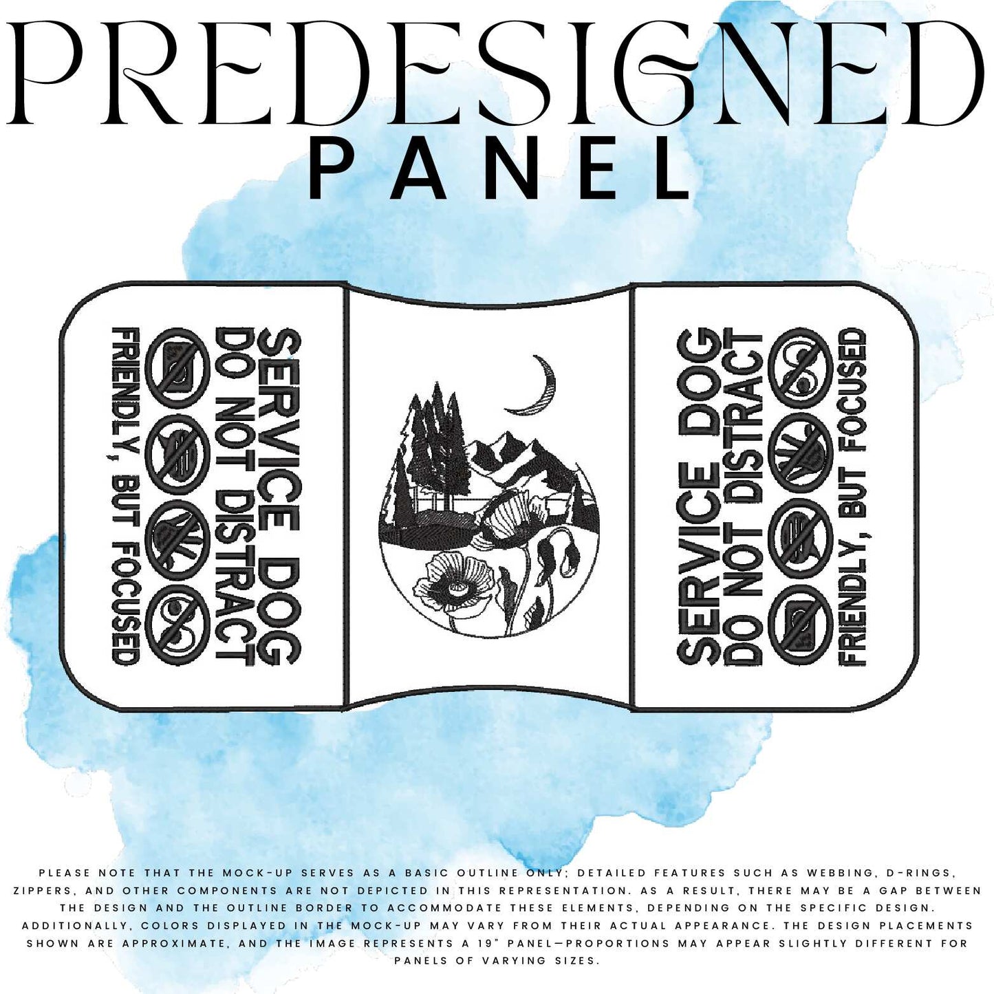 NATURALIS WILD BLOOM-SD DO NOT DISTRACT-STANDARD PANEL