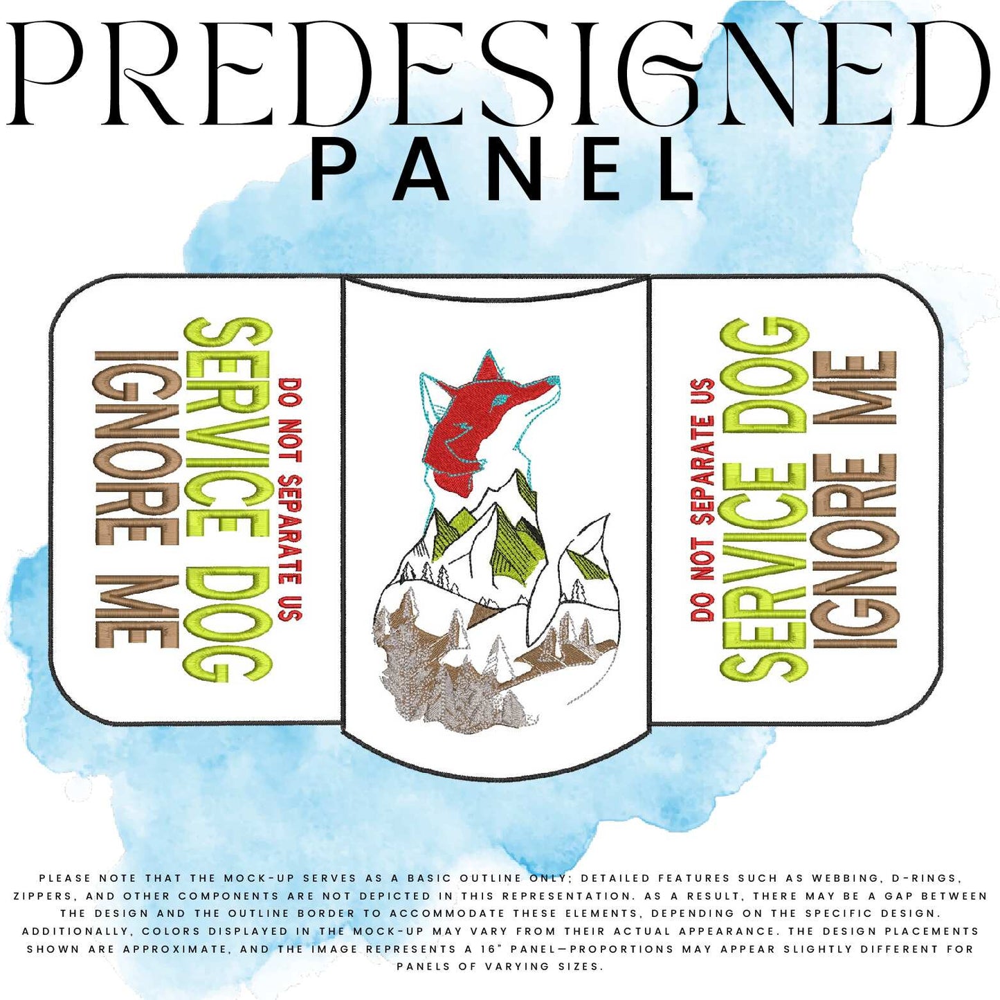 NATURE FOX-SD IGNORE ME #3-STANDARD PANEL