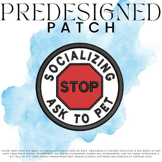 SOCIALIZING ASK TO PET-STOP SIGN (filled in)