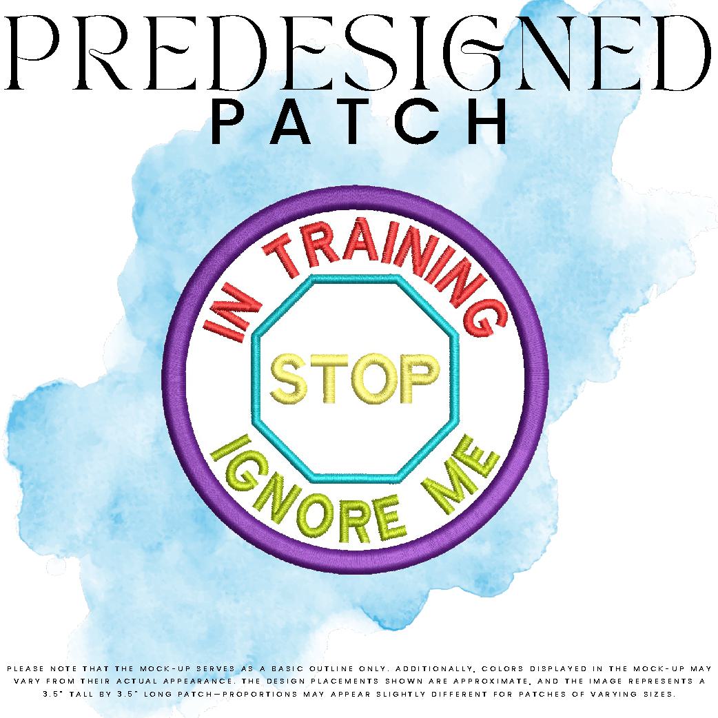 IN TRAINING IGNORE ME-STOP SIGN (outline)