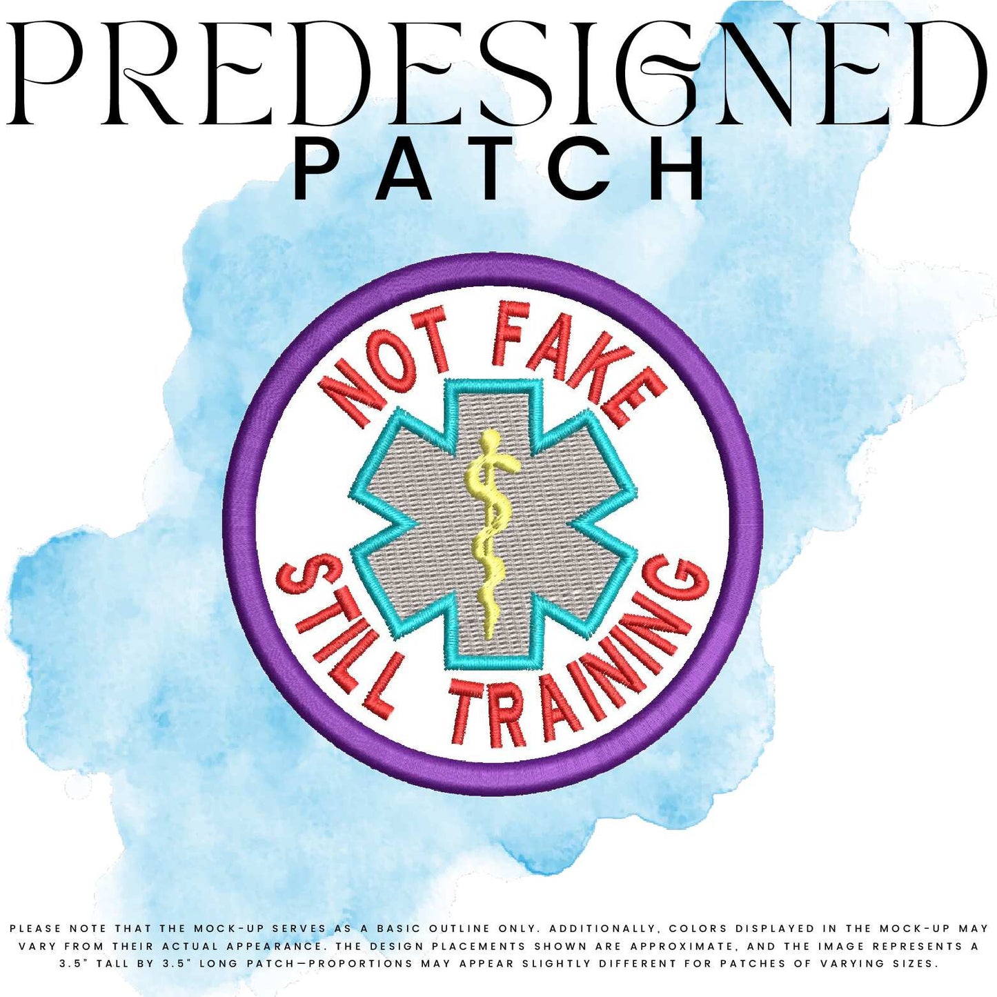 NOT FAKE STILL TRAINING-MEDICAL SYMBOL (filled in)