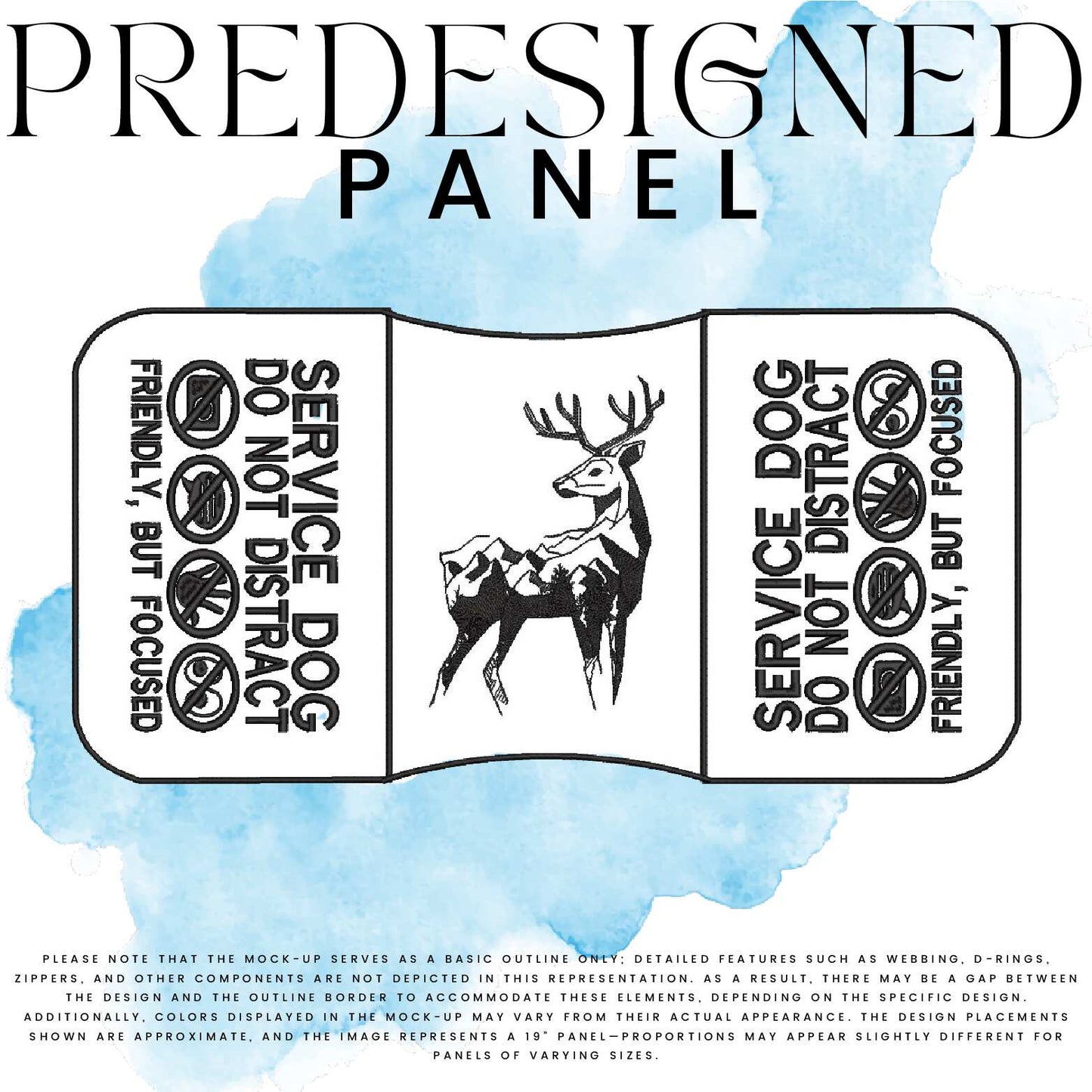 NATURALIS WILD DEER-SD DO NOT DISTRACT-STANDARD PANEL