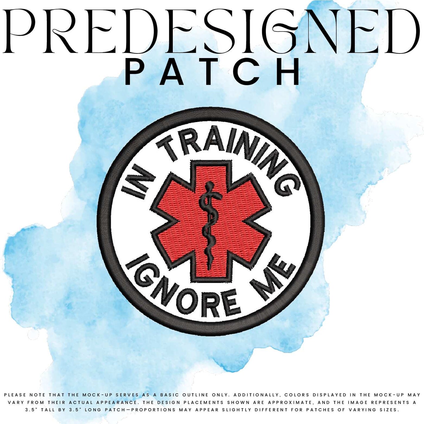 IN TRAINING IGNORE ME-MEDICAL SYMBOL (filled in)