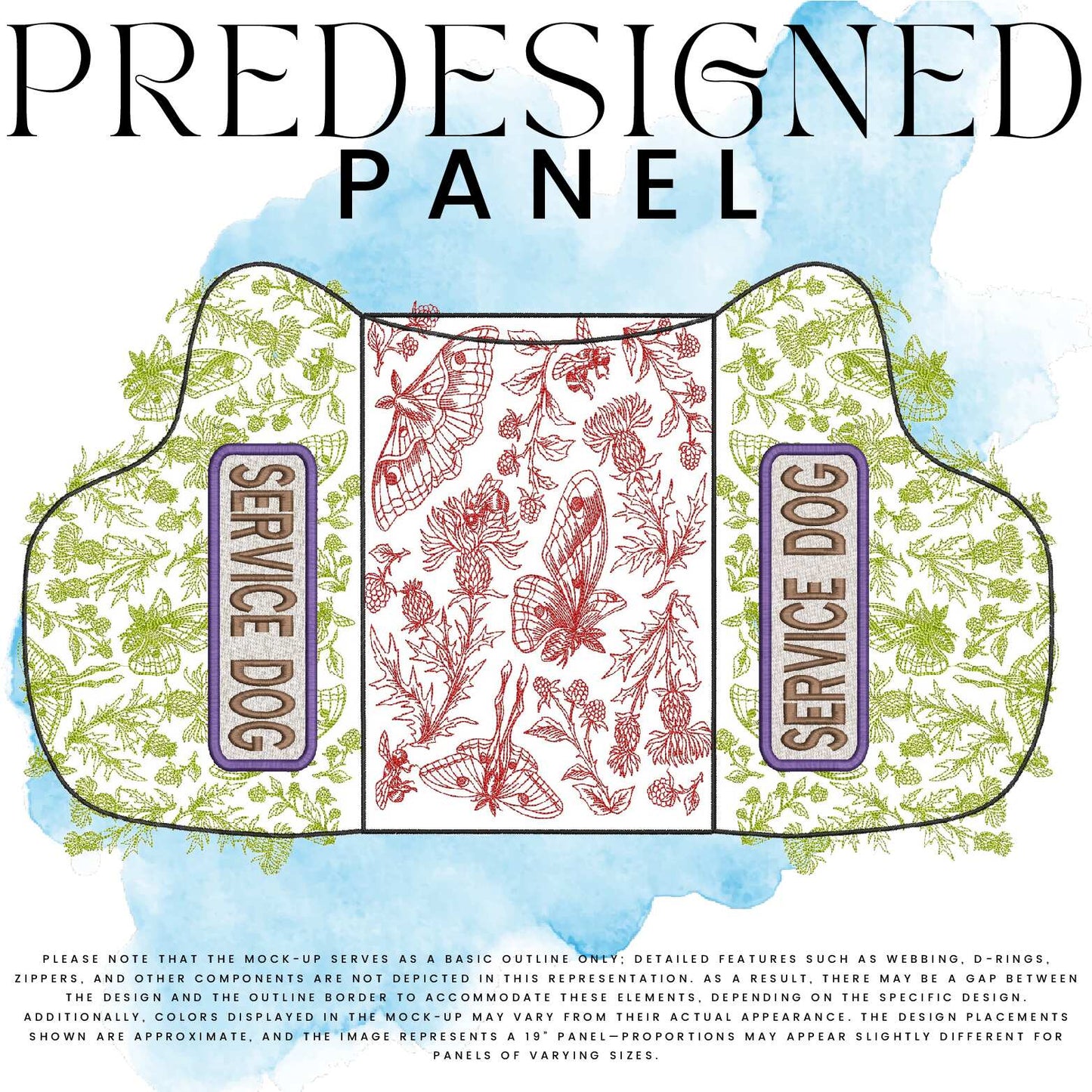 SERVICE DOG-MOTH-STANDARD PANEL