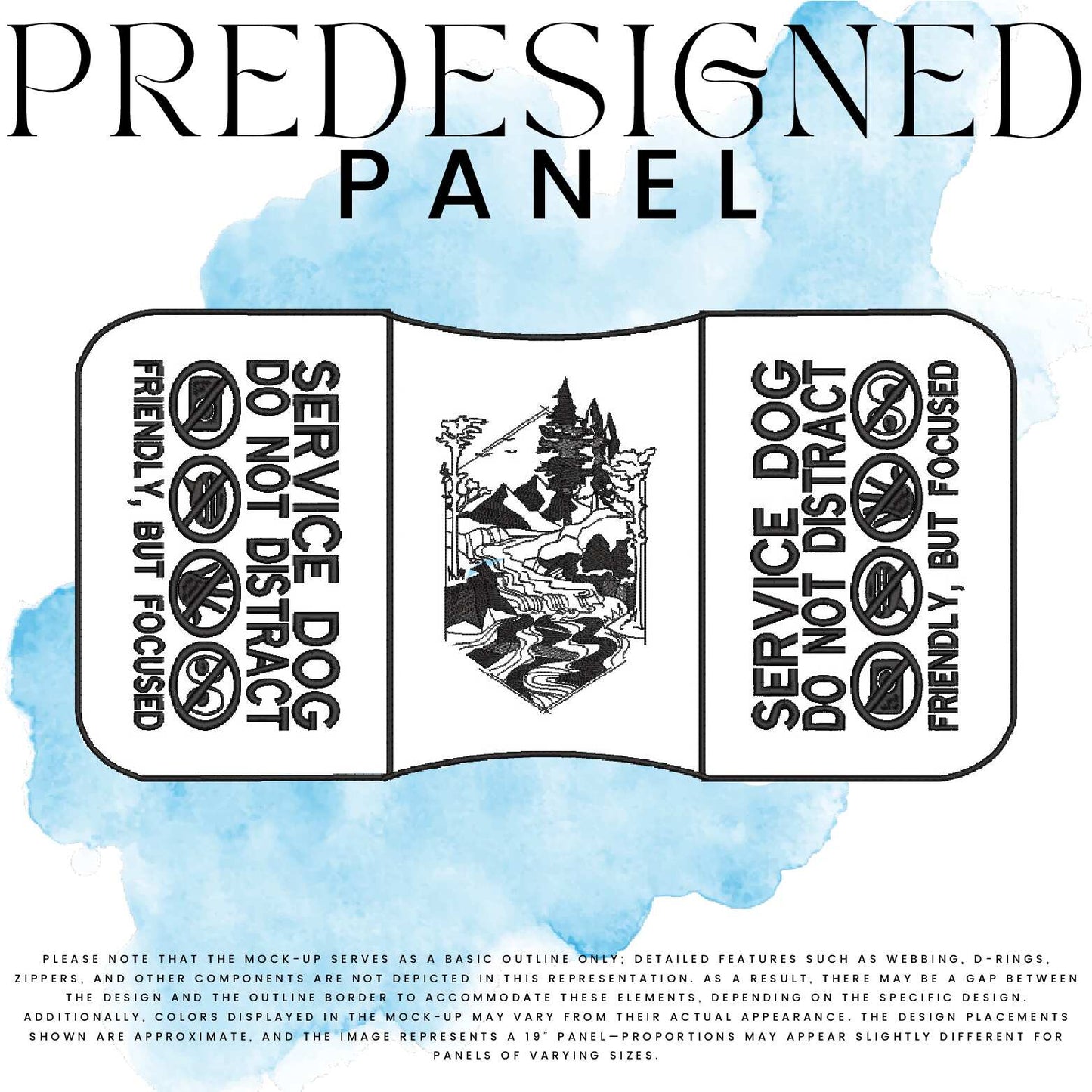 NATURALIS WILD STREAM-SD DO NOT DISTRACT-STANDARD PANEL