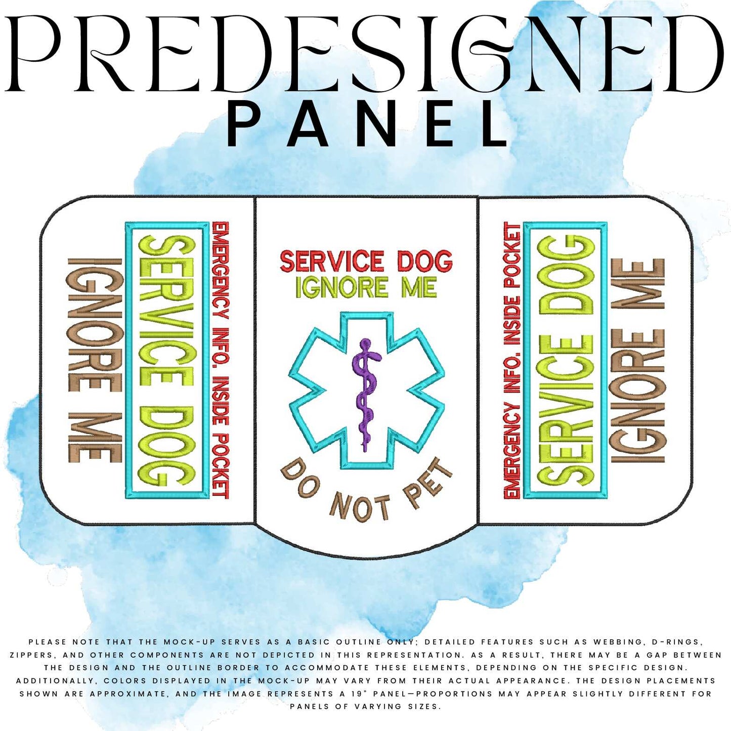 SD IGNORE ME-IGNORE ME #2 (outline)-MEDICAL SYMBOL-STANDARD PANEL