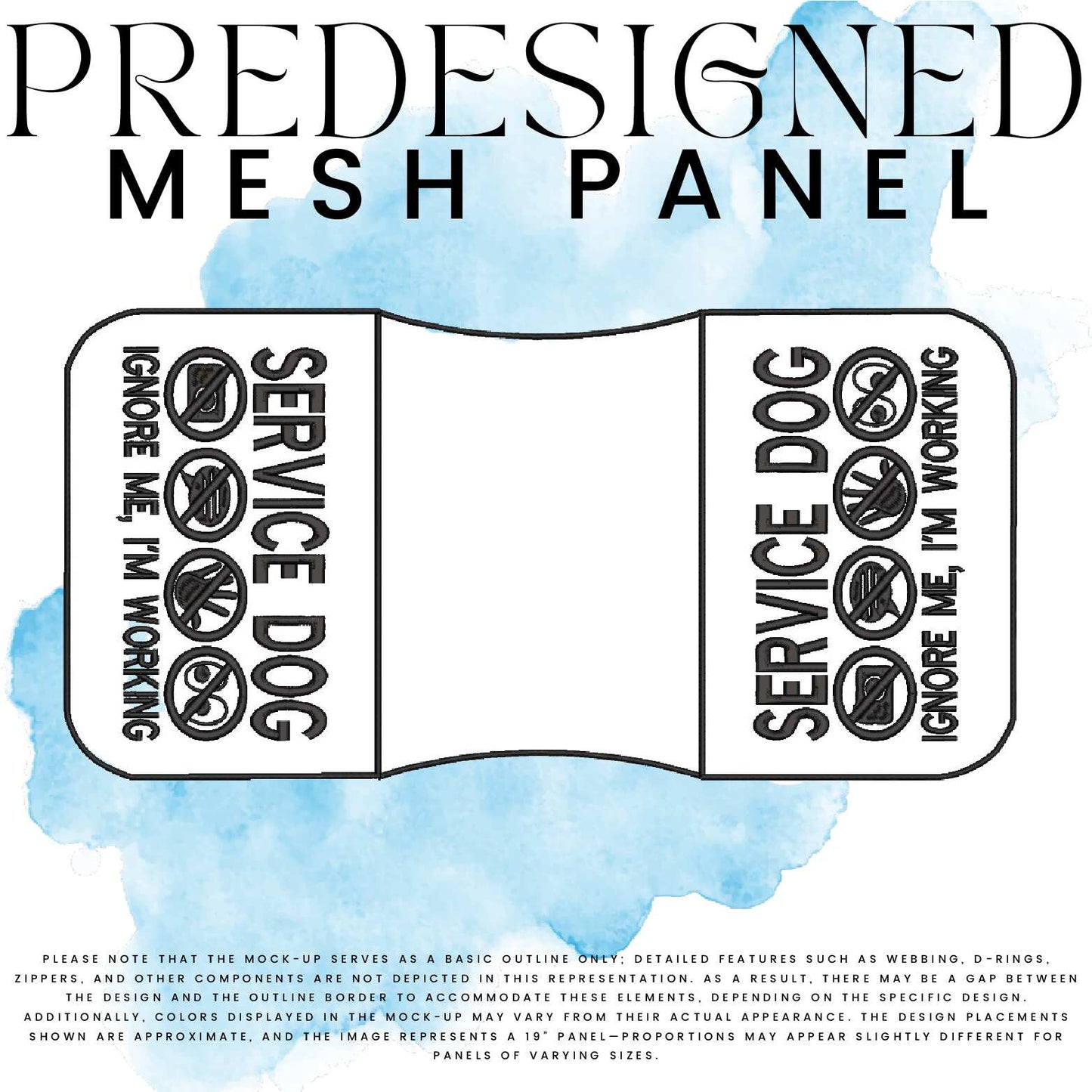 SD SYMBOLS IGNORE ME I’M WORKING-MESH PANEL