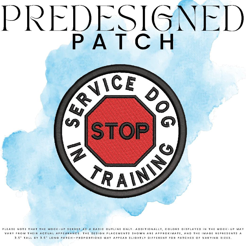 SERVICE DOG IN TRAINING-STOP SIGN (filled in)