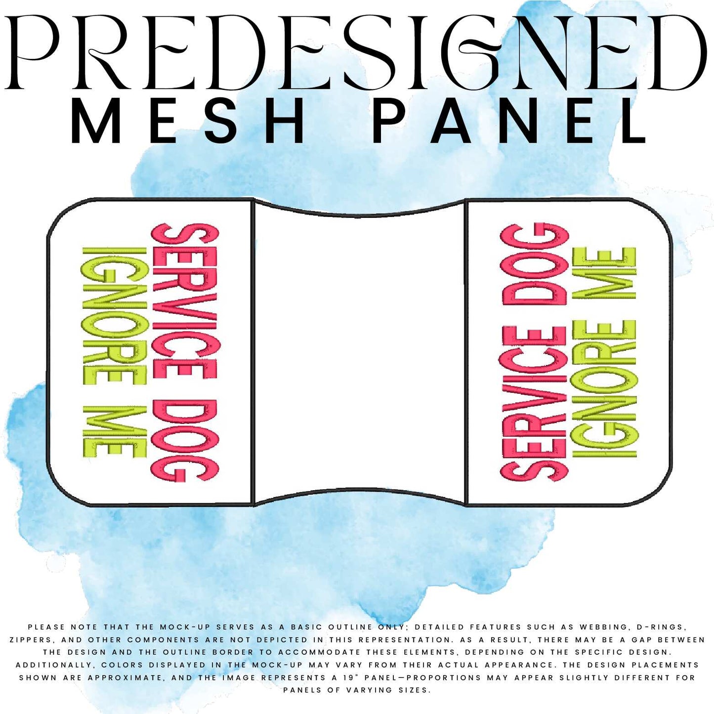 SD IGNORE ME-MESH PANEL