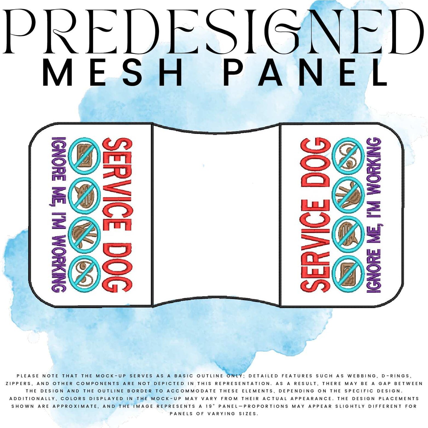 SD SYMBOLS IGNORE ME I’M WORKING-MESH PANEL