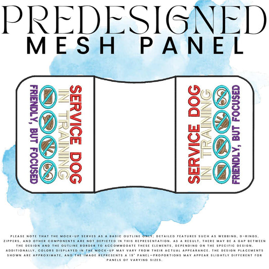 SD IN TRAINING SYMBOLS FRIENDLY BUT FOCUSED-MESH PANEL